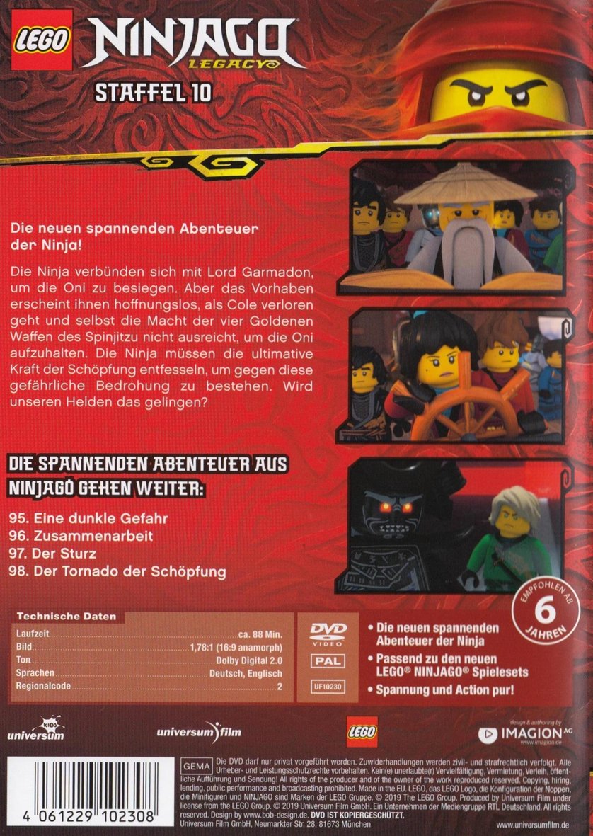 lego ninjago season 10 dvd